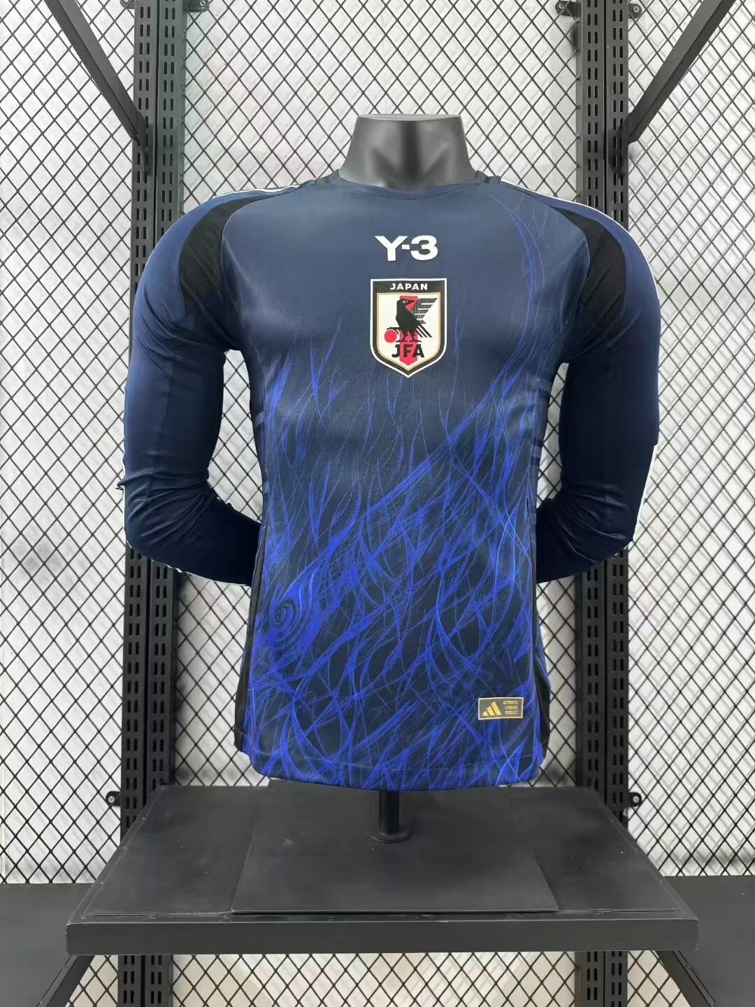24-25 Japan Y-3 black long sleeve player version S-XXL