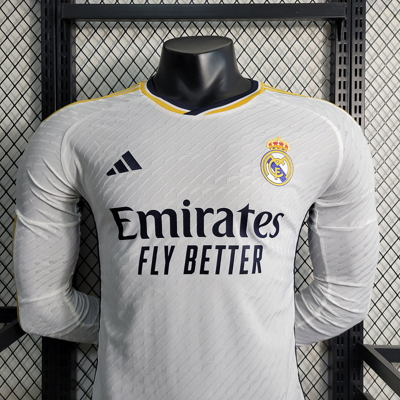 23-24 Players Real Madrid's home long-sleeved size S-XXL
