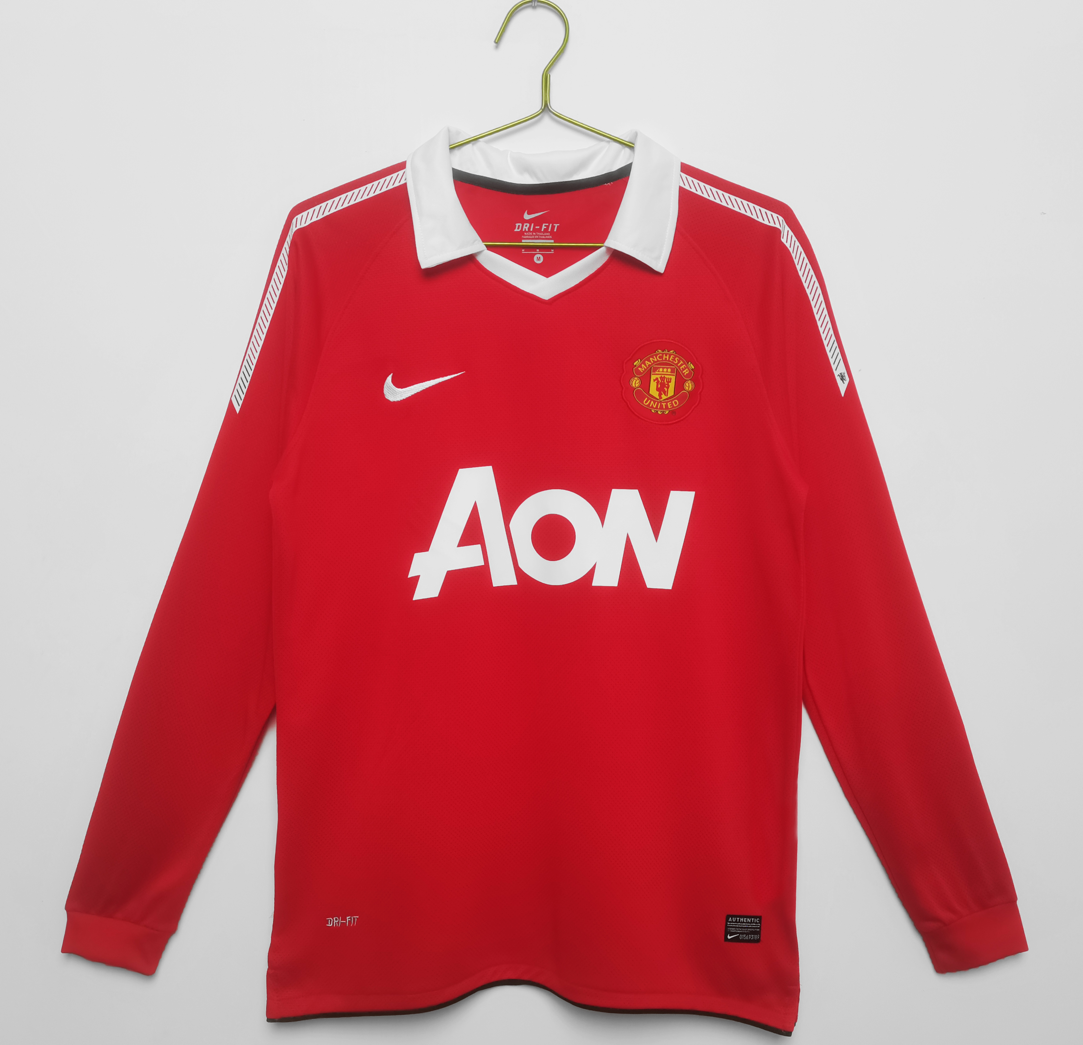 10/11 Manchester United home long sleeve retro version S-2XL