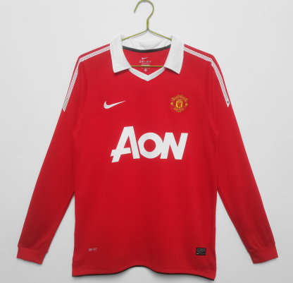 10/11 Manchester United home long sleeve retro version S-2XL