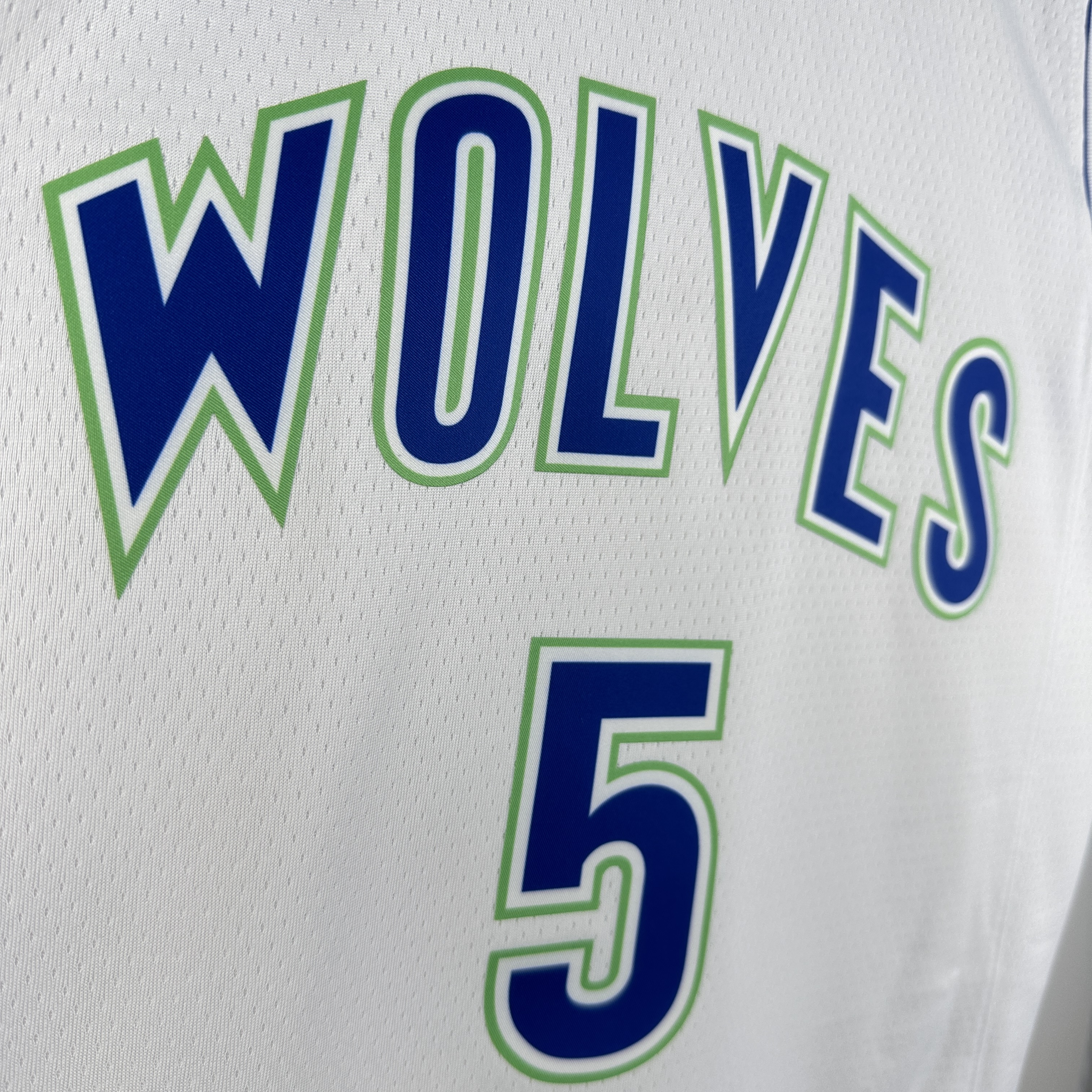23/24 NBA Minnesota Timberwolves white retro