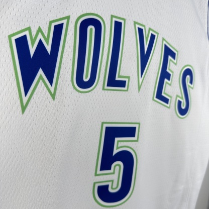 23/24 NBA Minnesota Timberwolves white retro