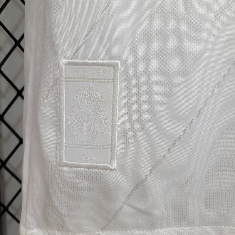 Retro Long Sleeve 17/18 Real Madrid Home S-XXL