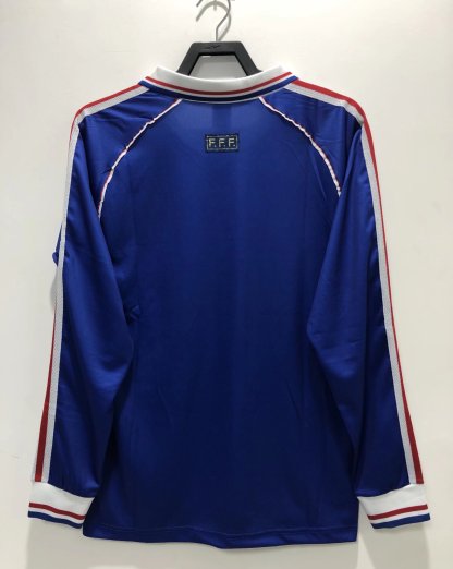 1998 France home long sleeve retro S-XXL