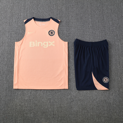 25/26 Chelseα training pink vest set fan version S-XXL