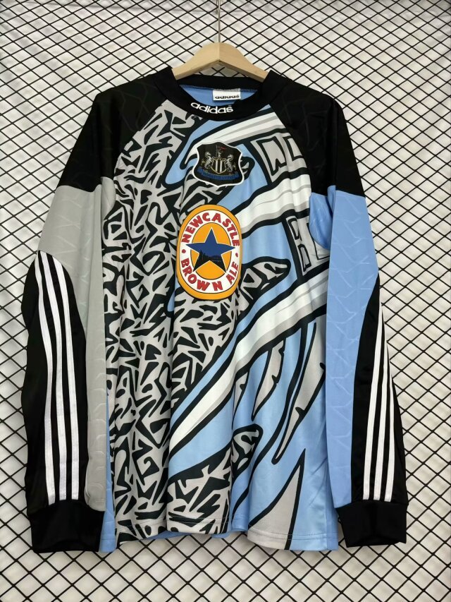 Retro 95/96 Newcastle United blue goalkeeper S-XXL