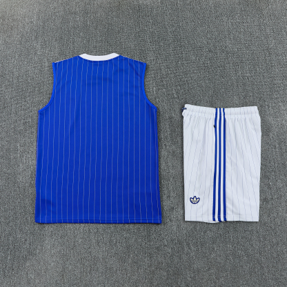 25/26 Chelseα training blue vest set fan version S-XXL