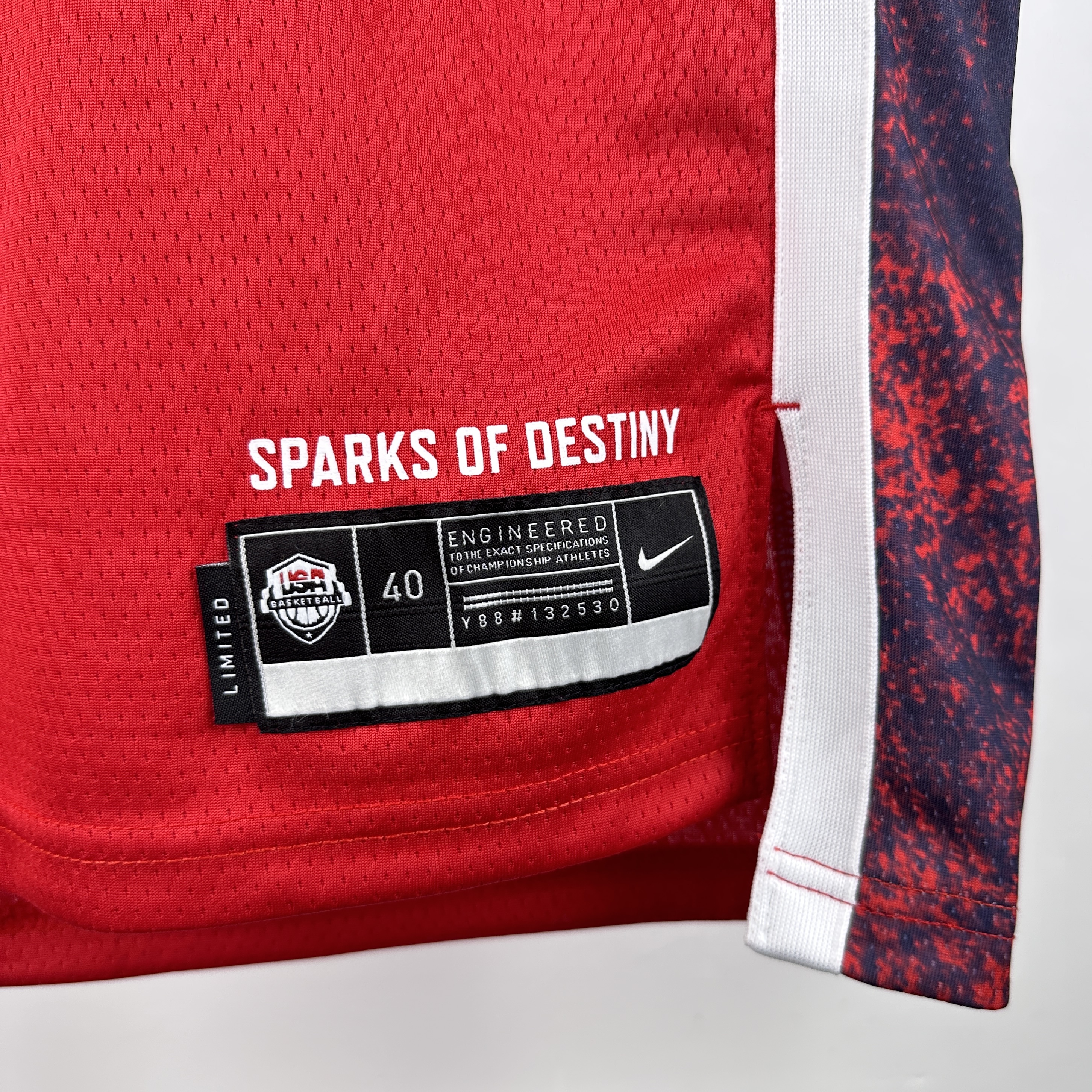 2024 Olympic Games USA America Top hot-pressing red S-XXL 