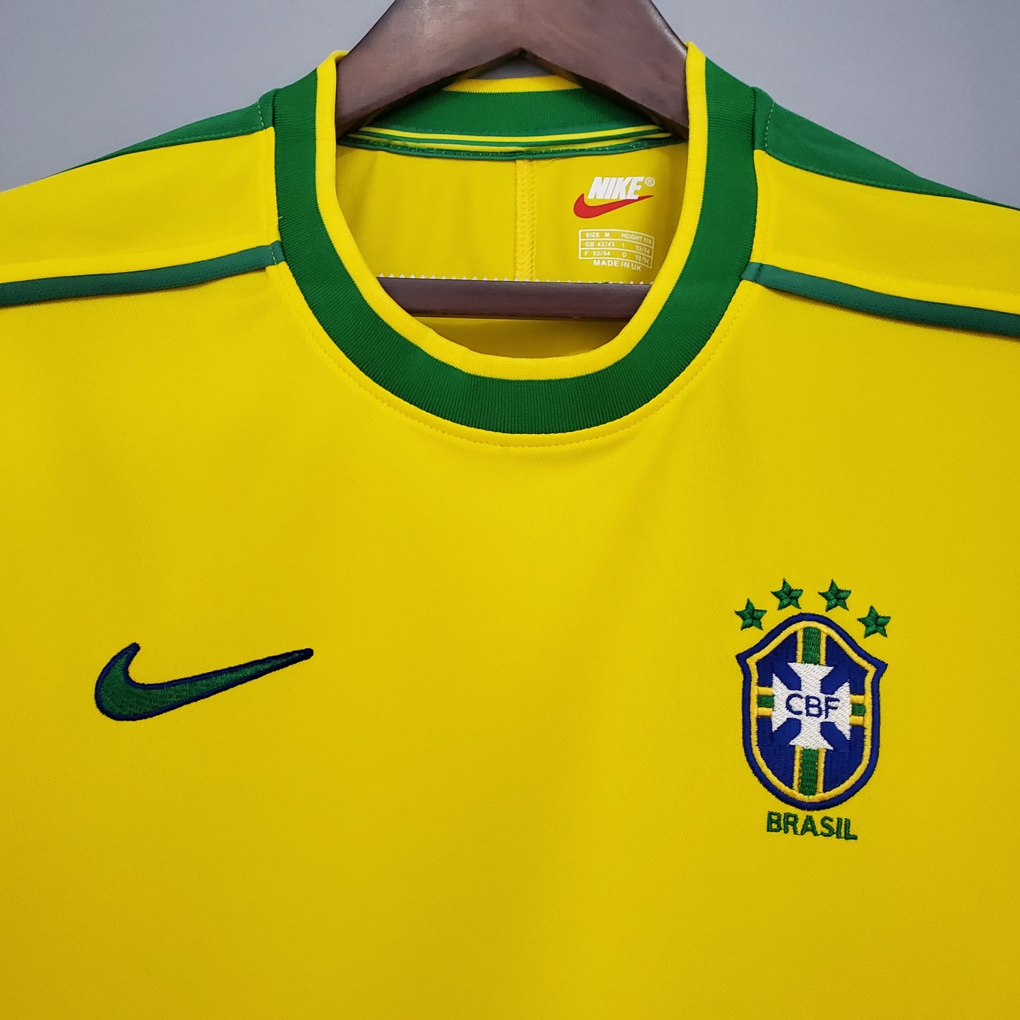Retro 1998 Brazil home S-XXL