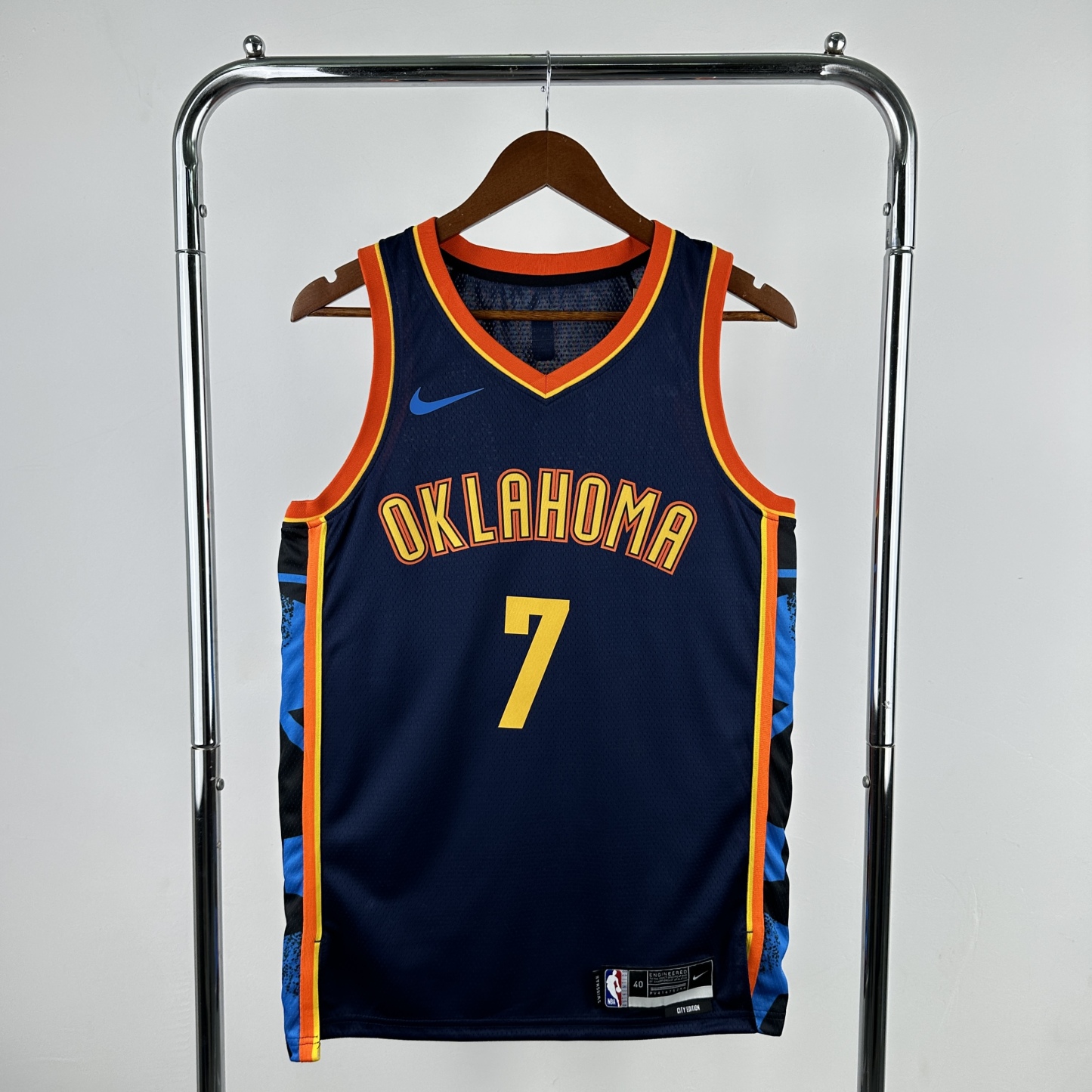2025 NBA Oklahoma City Thunder city version S-XXL