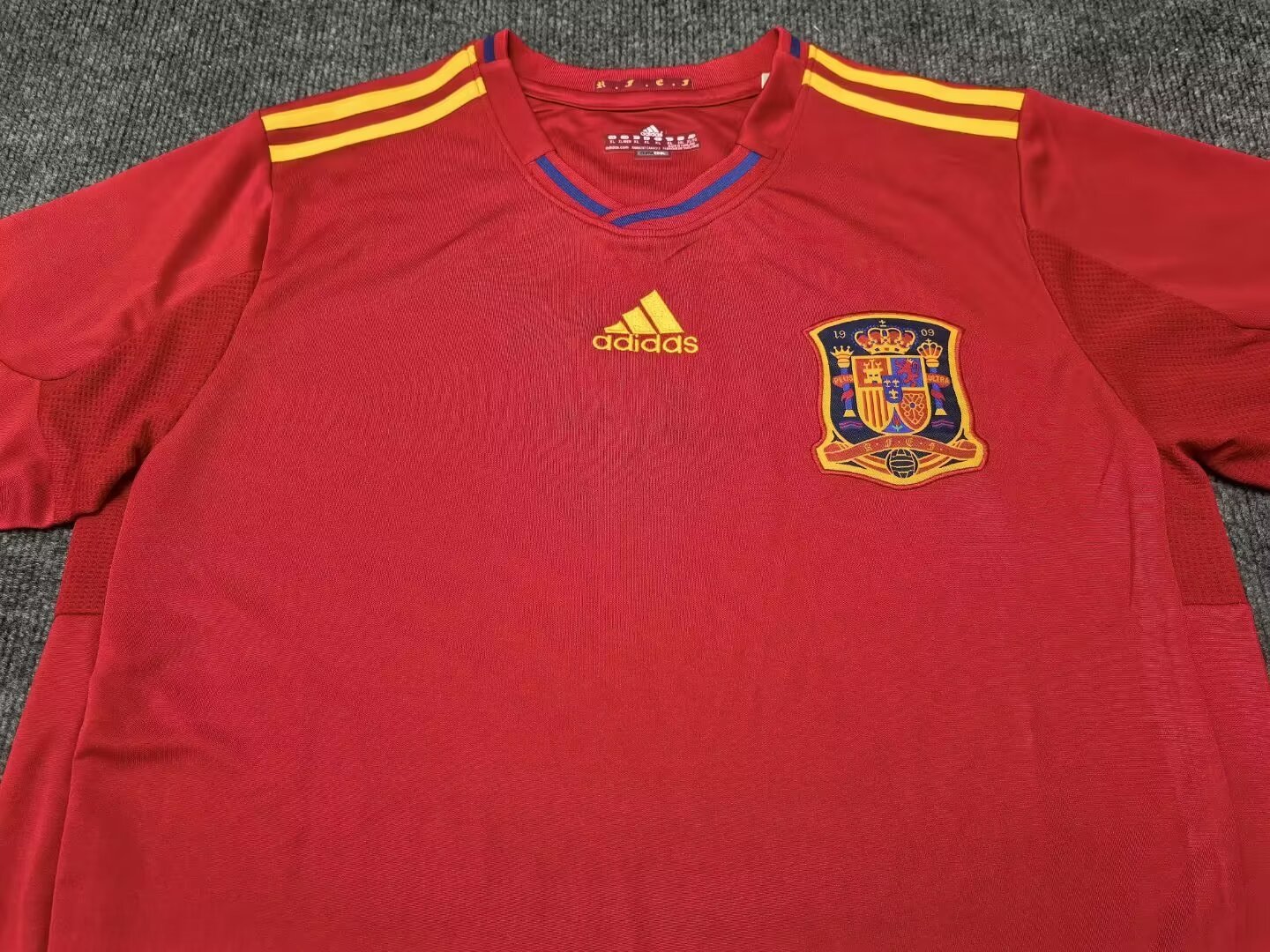 2010 Spain home retro version S-4XL