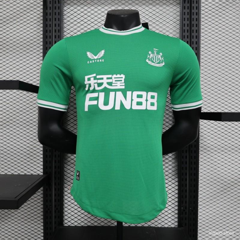 Player Version 23/24 Newcastle United Away Green Jersey