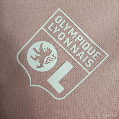 23-24 Olympique Lyonnais Lyon Training Pink Jersey