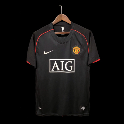 Retro 07/108 Manchester United Away Black S-2XL