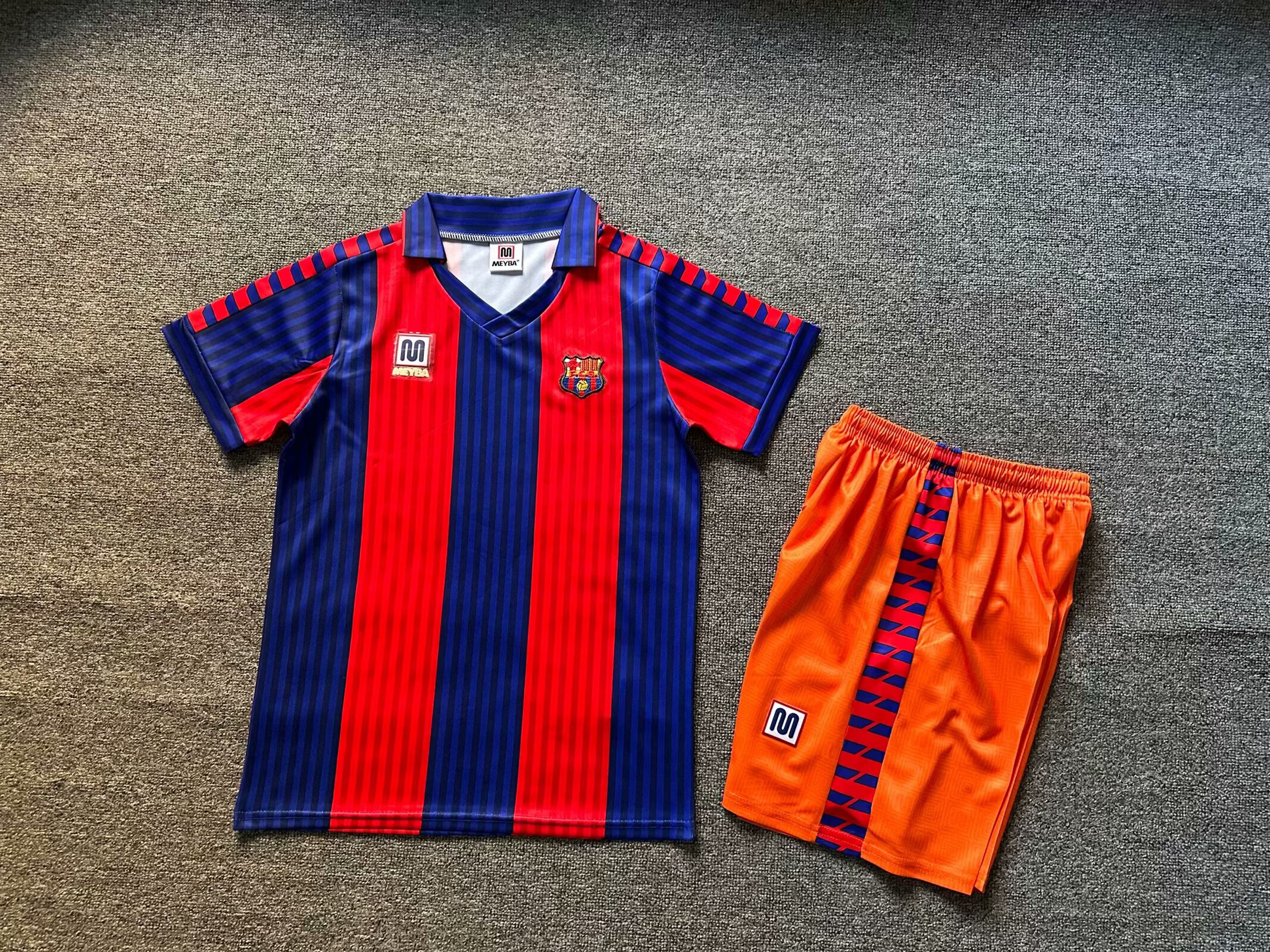Retro Kids 91/92 Barcelona home size:16-28