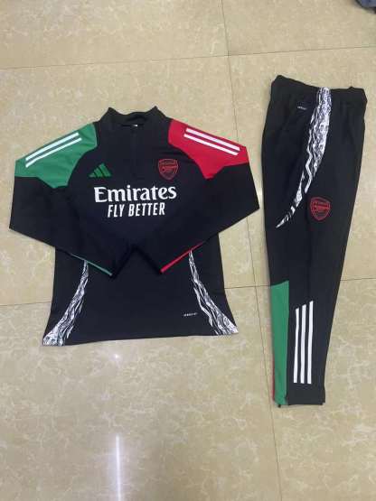 24/25 Arsenal black half-zip training jacket version S-XXL