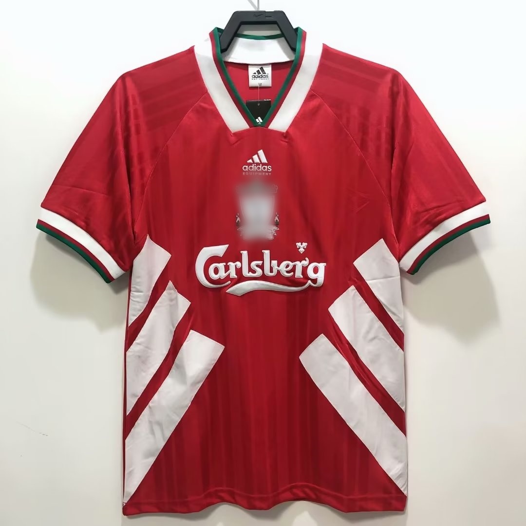 Retro 1993-95 Livep Soccer Jersey Home