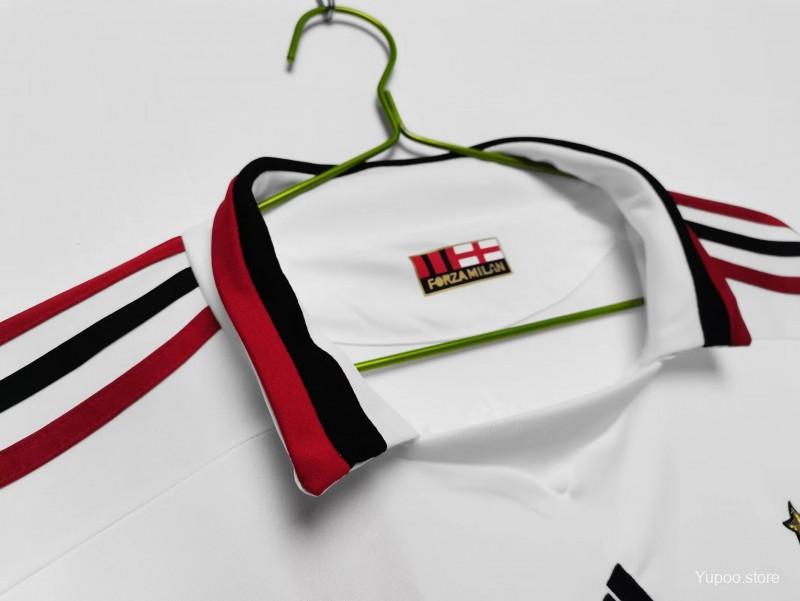 Retro 09/10 AC Milan Away White Jersey