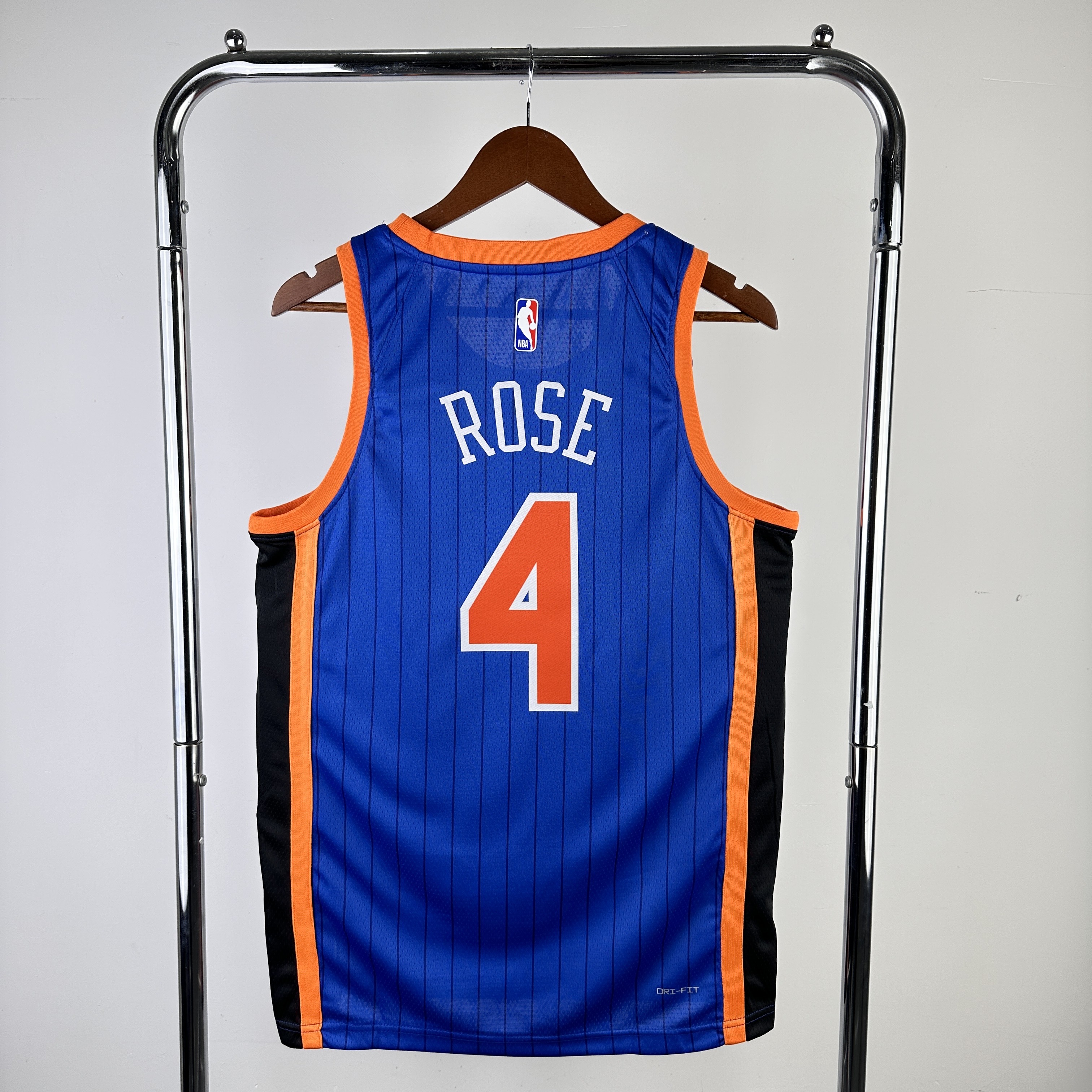 2024 NBA New York Knicks blue Heat pressed city version jersey S-XXL