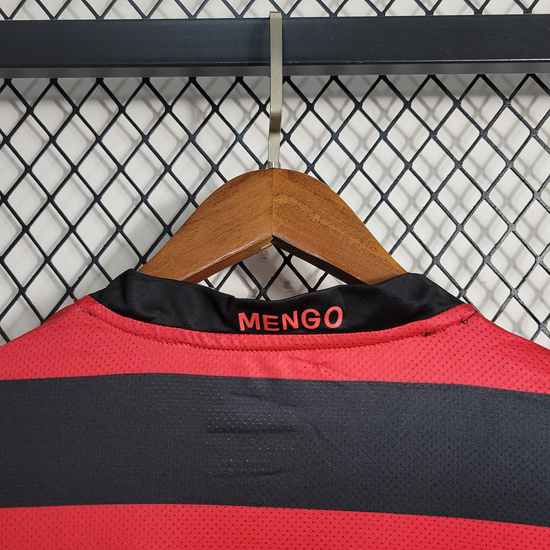 08-09 Flamengo Home Long Sleeve Size S-4XL