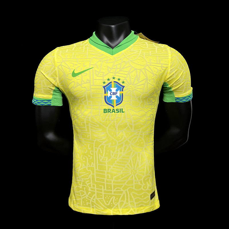 23/24 player version Brazil World Cup jersey home S-XXL