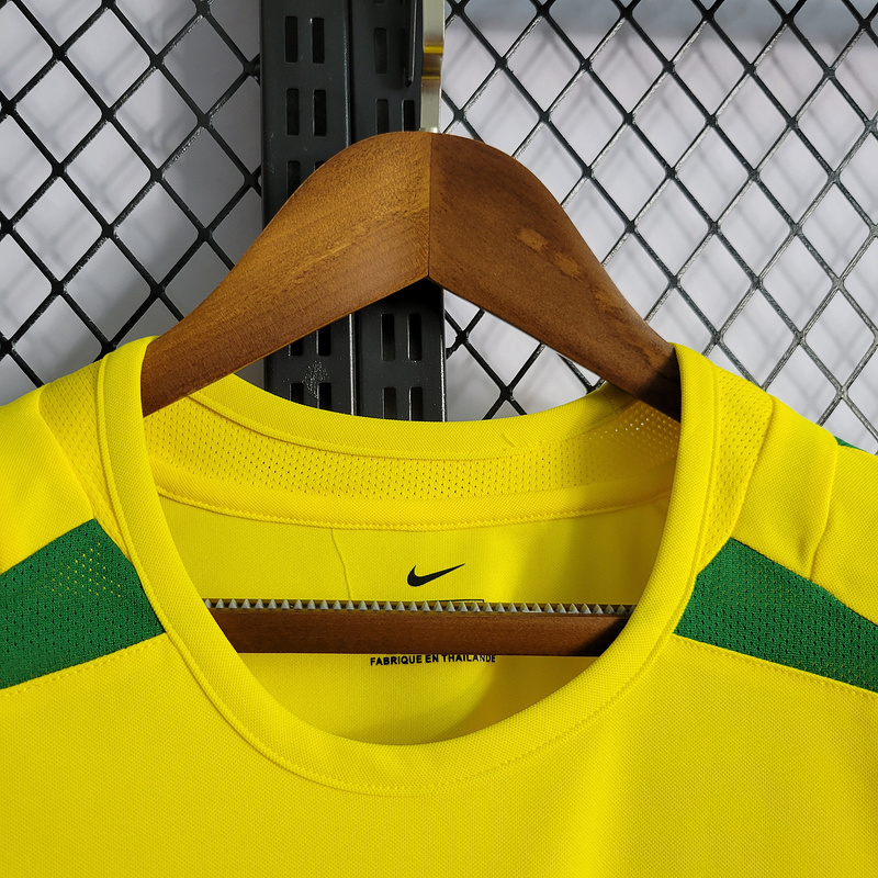 Retro 2002 Brazil home S-XXL