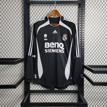 Retro 06-07 Real Madrid Away Long Sleeve Size S-XXL