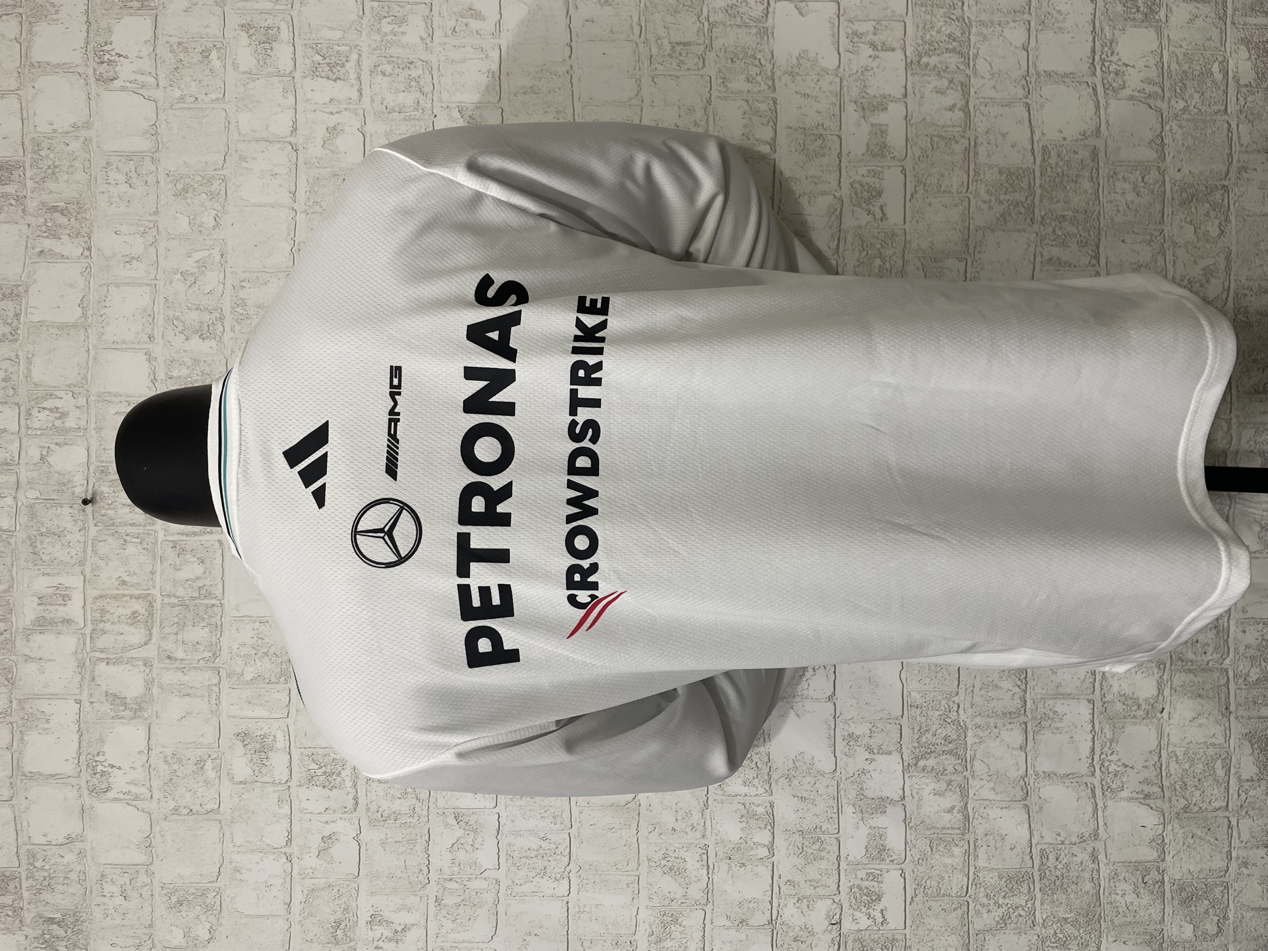 2025 Mercedes Benz F1 white jersey