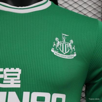 Player Version 23/24 Newcastle United Away Green Jersey