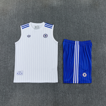 25/26 Chelseα training white vest set fan version S-XXL