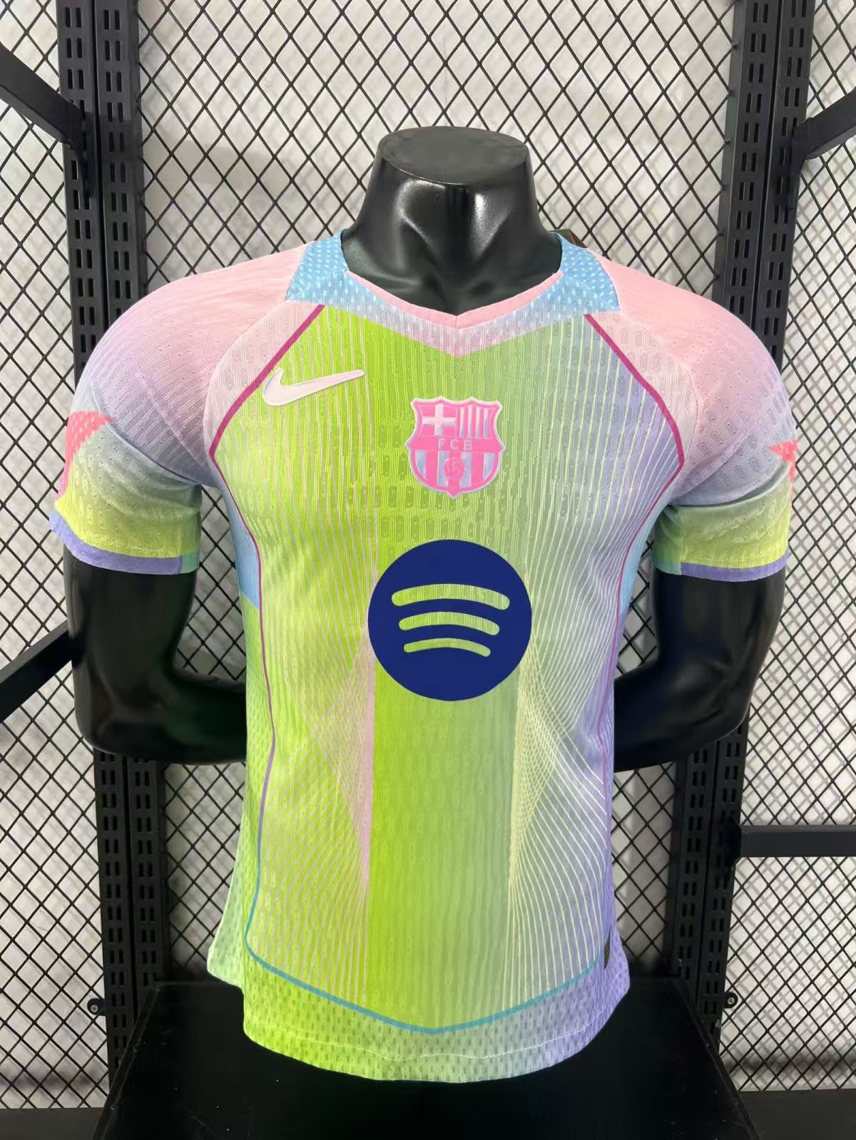 25/26 Barcelona special Fluorescent green player version S-XXL