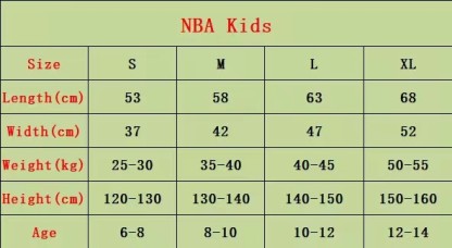 2023 NBA Los Angeles Lakers kids version S-XL