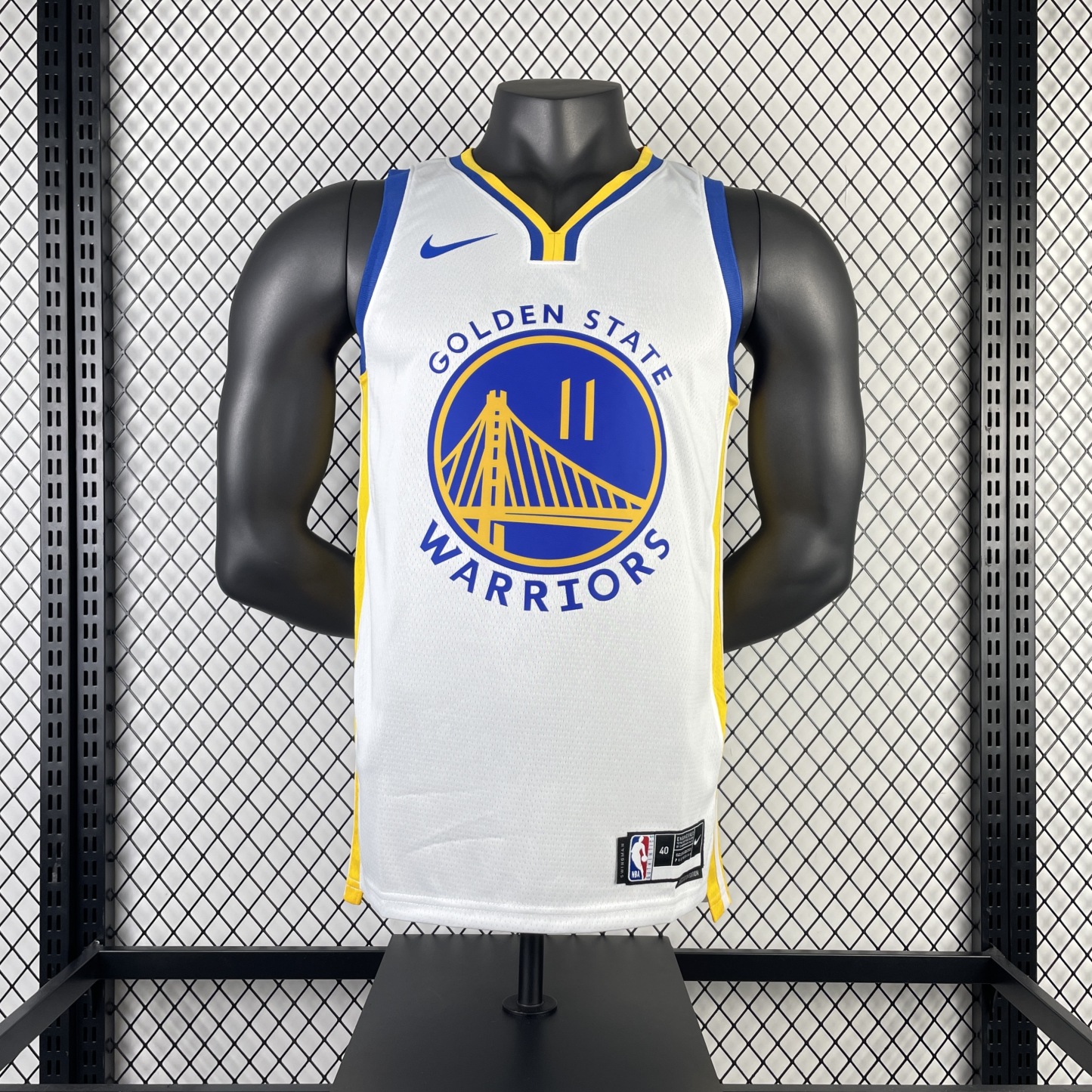 23 Season Warriors V-neck White No.11 Thompson