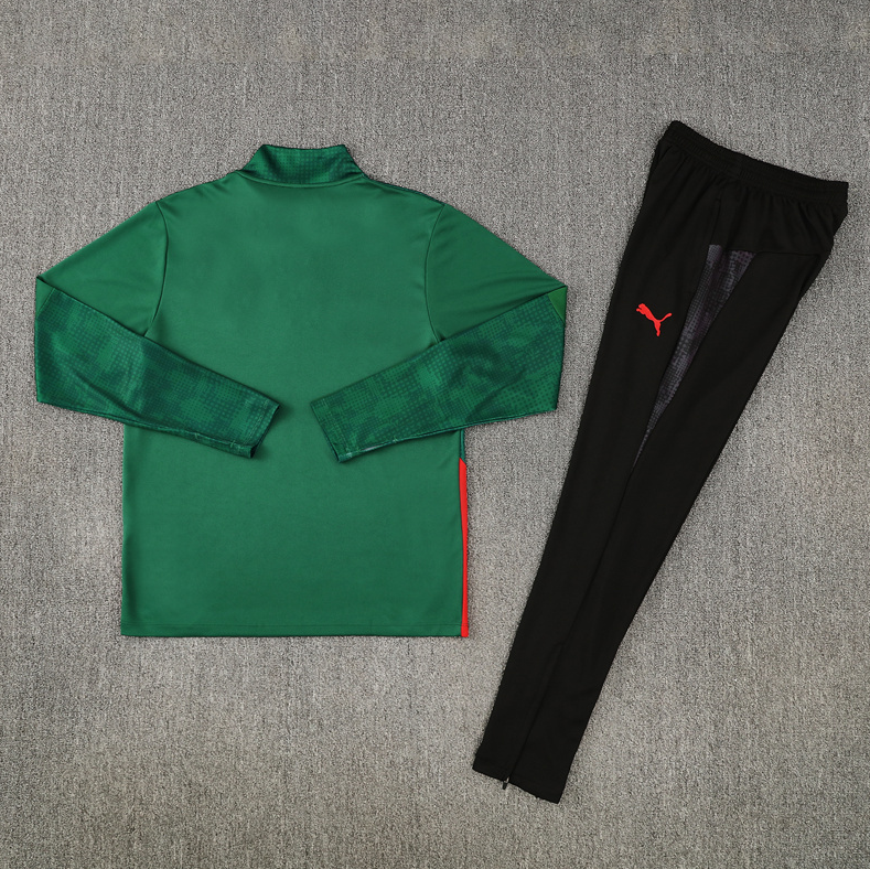 25/26 AC Mlian green Half-Zip Jacket Suit