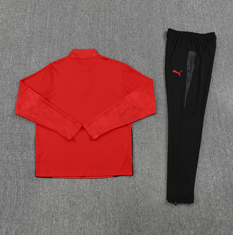 25/26 AC Mlian red Half-Zip Jacket Suit