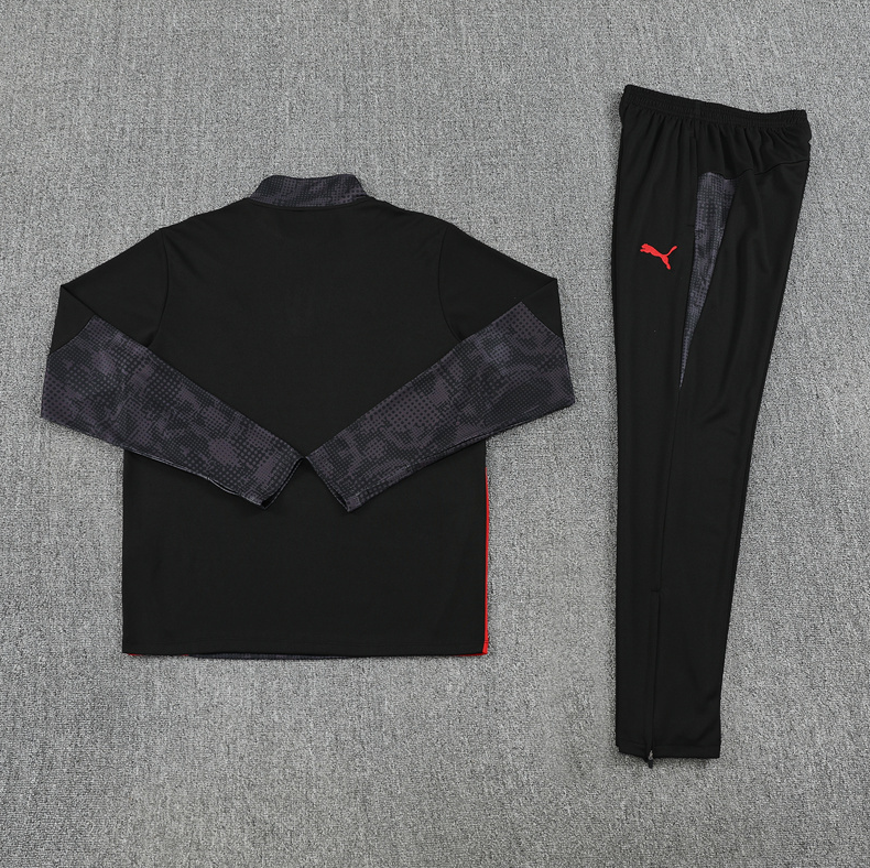 25/26 AC Mlian black Half-Zip Jacket Suit