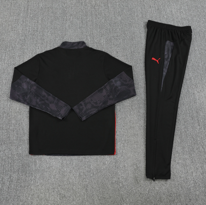 25/26 AC Mlian black Half-Zip Jacket Suit