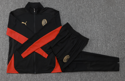 24/25 AC Mlian black Full-Zip Jacket Suit