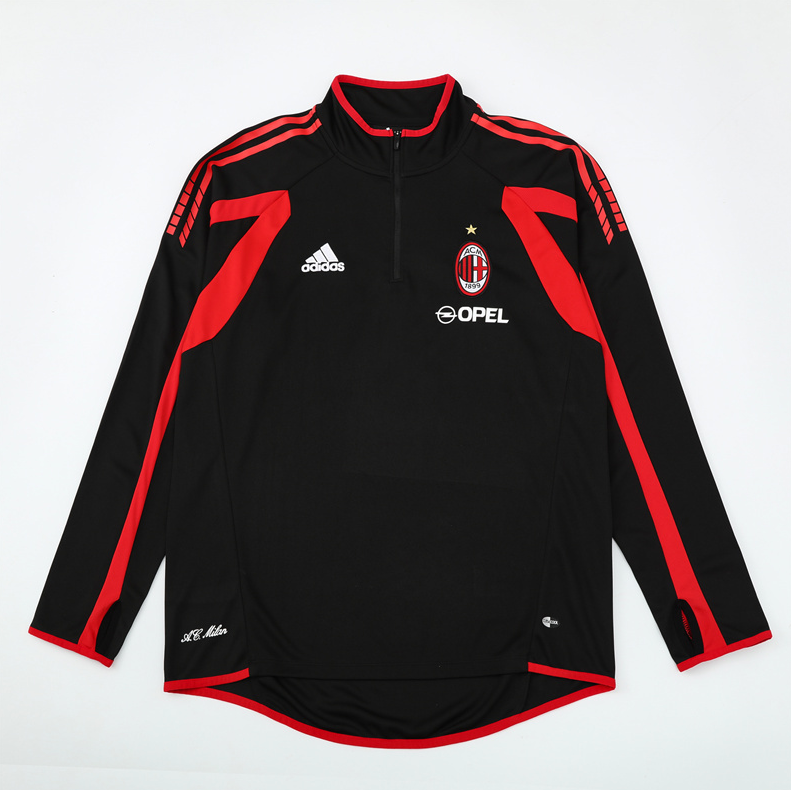 05/06 AC Milan black training long sleeve Jersey S-XXL 