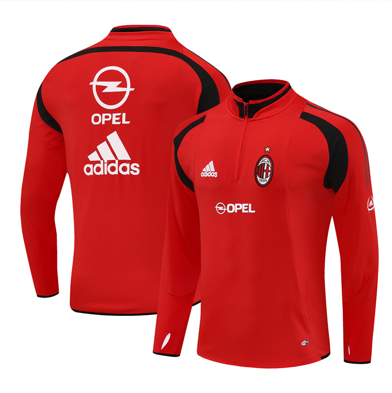 04/05 AC Milan red training long sleeve Jersey S-XXL 