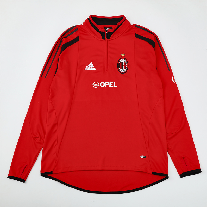 04/05 AC Milan red training long sleeve Jersey S-XXL 