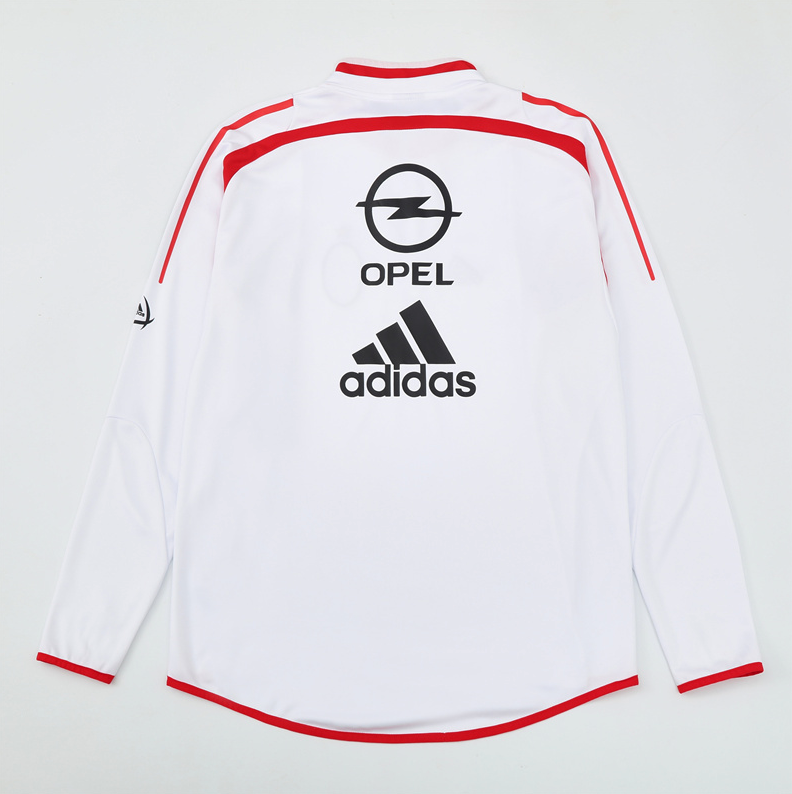 04/05 AC Milan white training long sleeve Jersey S-XXL 