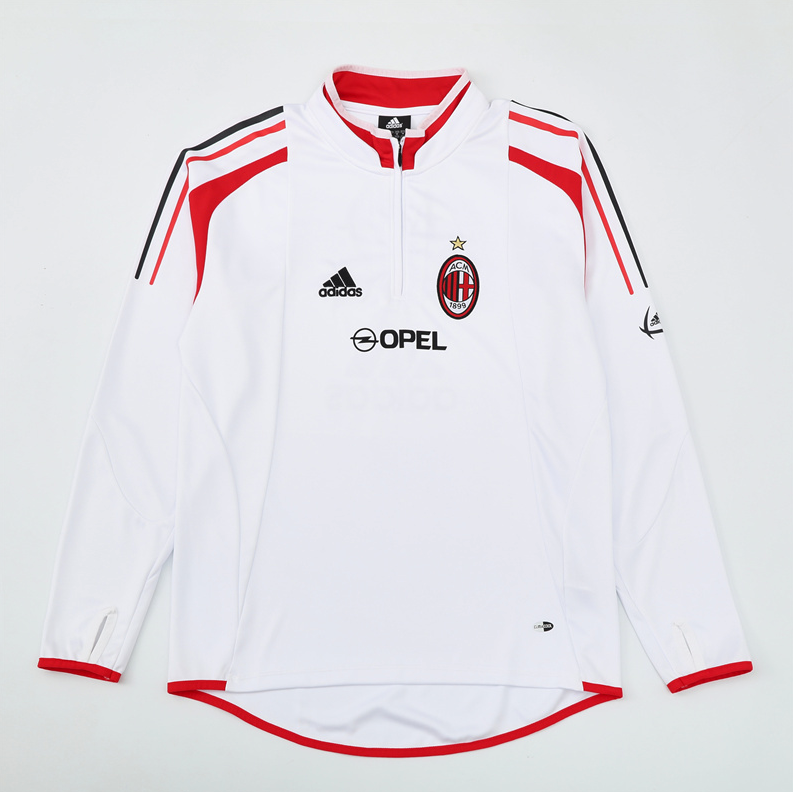 04/05 AC Milan white training long sleeve Jersey S-XXL 