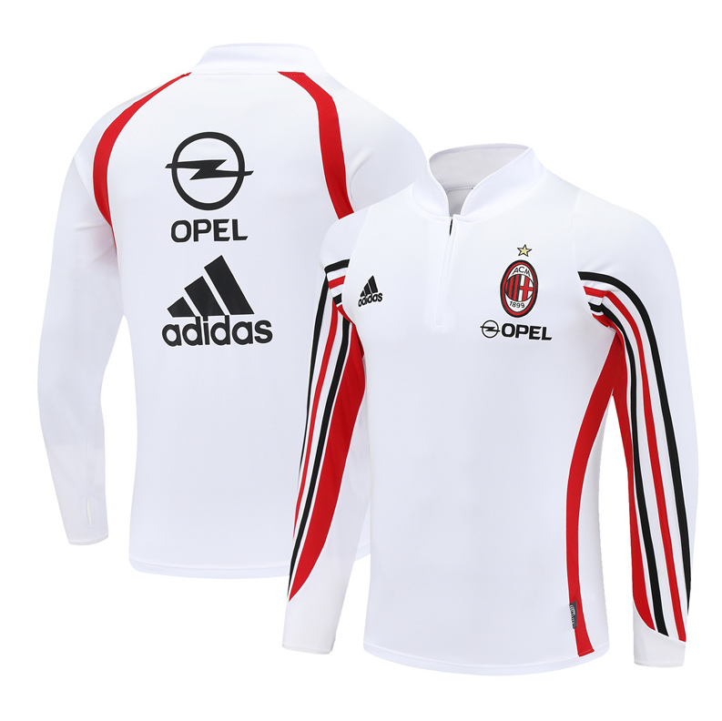 03/04 AC Milan white training long sleeve Jersey S-XXL 