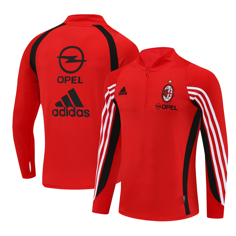 03/04 AC Milan red training long sleeve Jersey S-XXL 