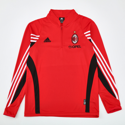 03/04 AC Milan red training long sleeve Jersey S-XXL 