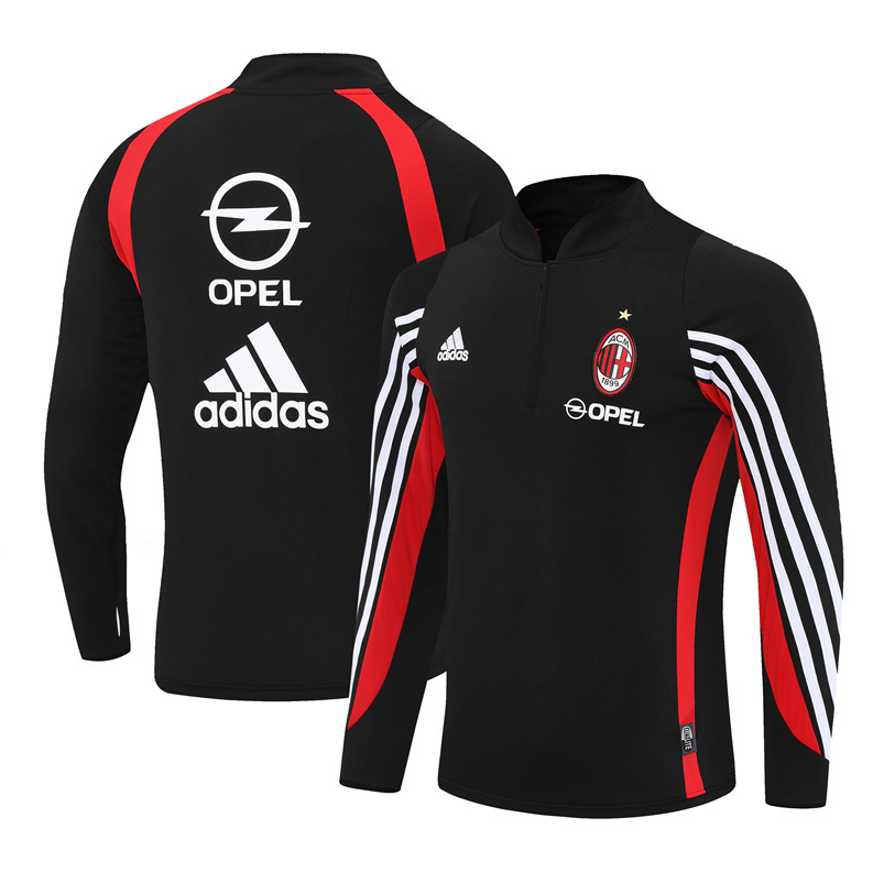 03/04 AC Milan black training long sleeve Jersey S-XXL 