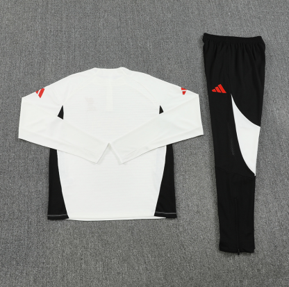 25/26 Liverp white Half-Zip player version Jacket Suit