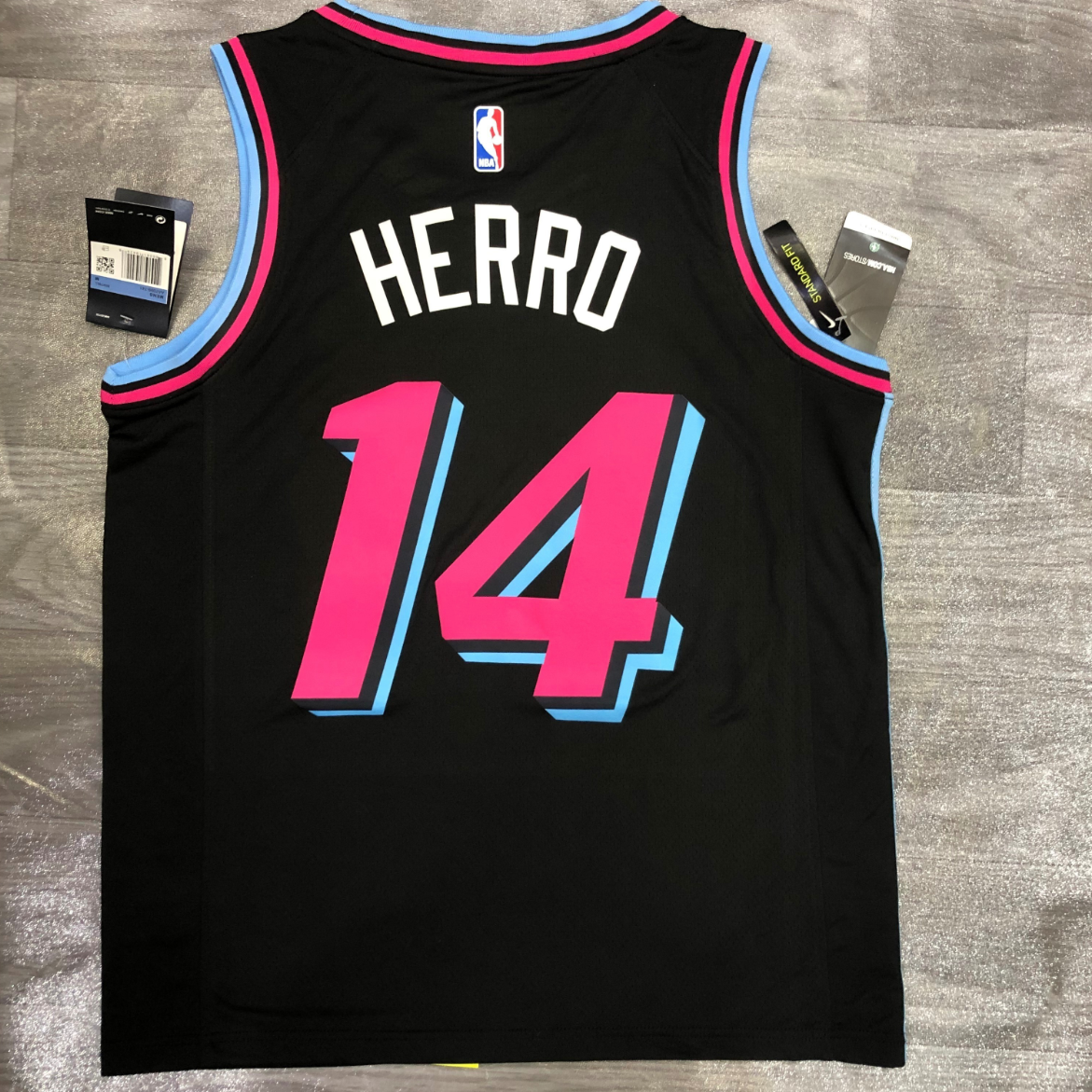 2021 Miami Heat Hot-pressure black version S-XXL