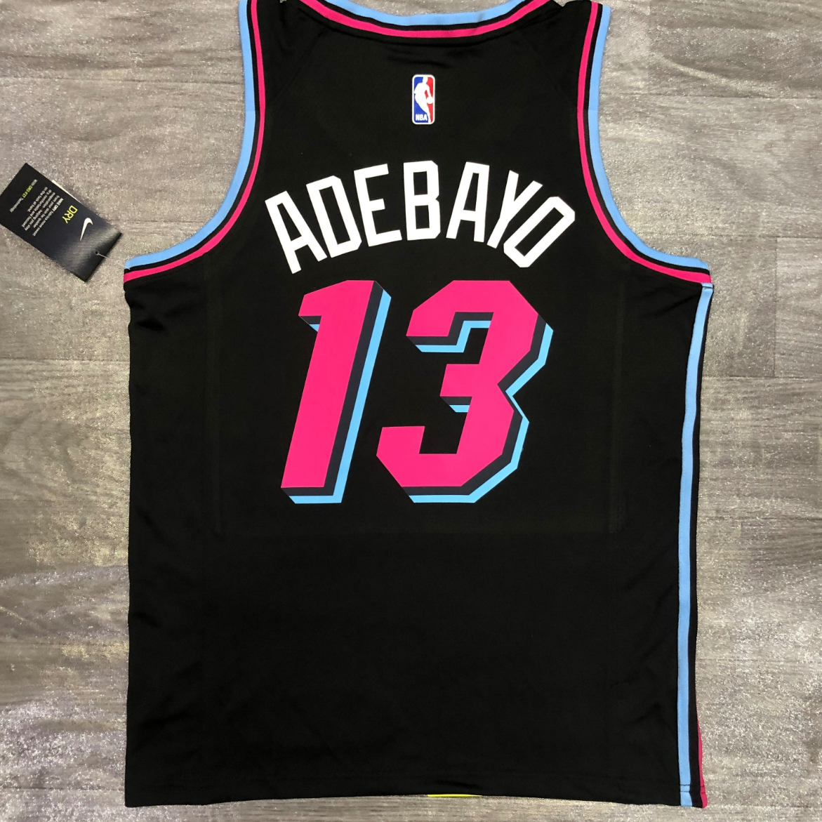 2021 Miami Heat Hot-pressure black version S-XXL